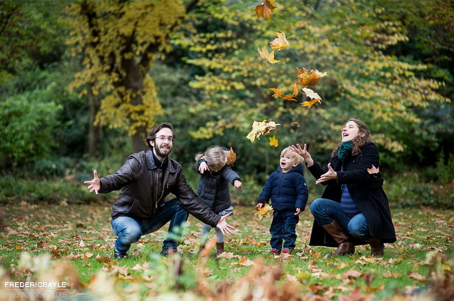 photos famille en extérieur en automne