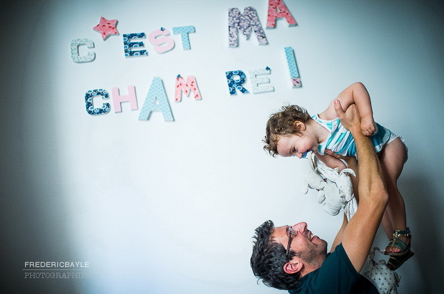 c'est ma chambre, écrit sur le mur de la chambre