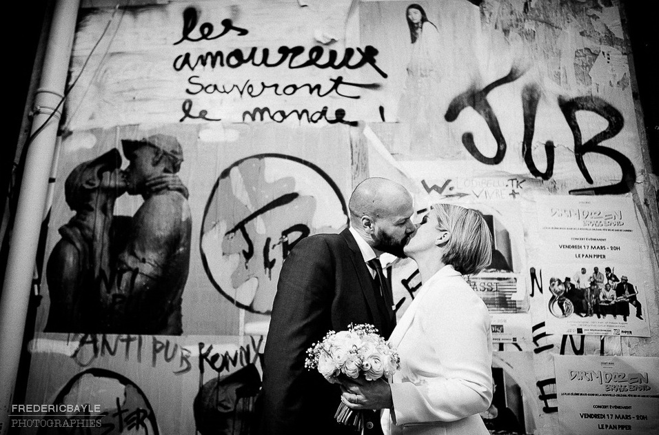 photos de mariage dans les rues de Paris